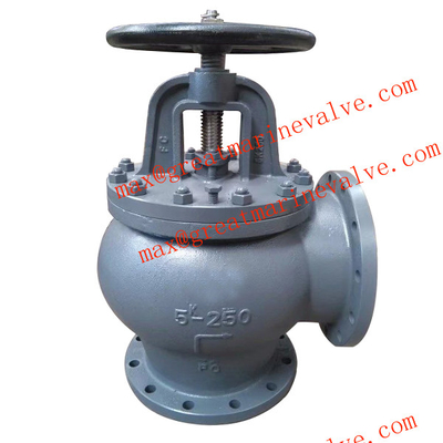 JIS F7306 صمام زاوية الحديد المسال البحري &quot;إلى 14&quot; IMPA 750216 750217 750218 750219 750220 750221 750222 750223