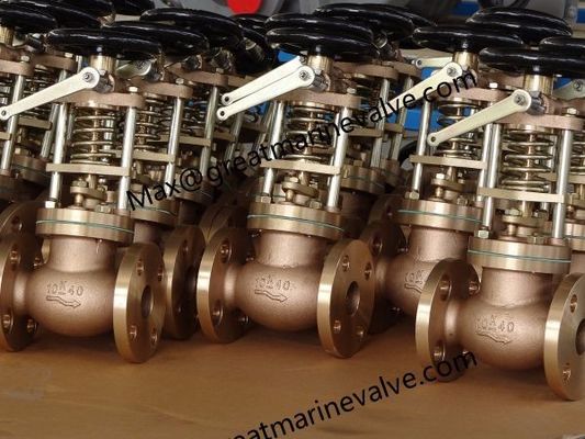 JIS F7399 صمام إيقاف الطوارئ البرونزي البحري JIS F7399 5K/10K