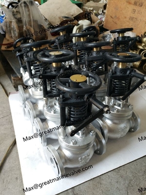 JIS F7399C صمام إغلاق الطوارئ من الصلب المصبوب البحري JIS F7399C 5K 10K