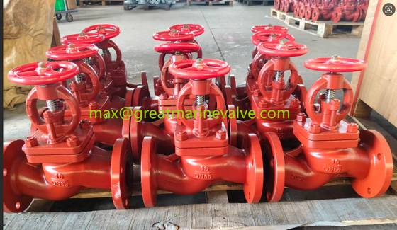 صمام حدبة من الحديد الزهر GB/T 590-2008 DIN، صمام حدبة مانع، صمام حدبة SDNR، صمام حدبة مستقيم من الحديد الزهر البحري GB/T 590