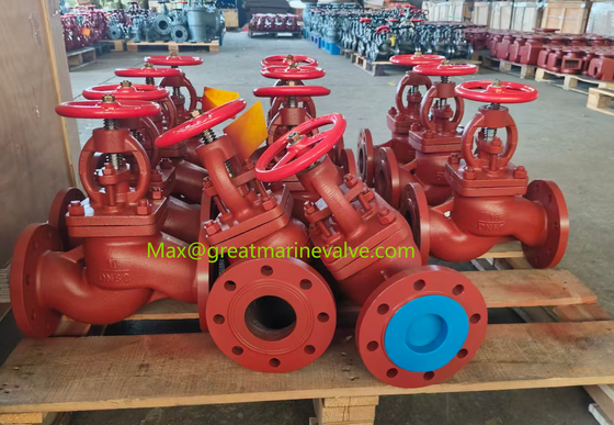 صمام حدبة من الحديد الزهر GB/T 590-2008 DIN، صمام حدبة مانع، صمام حدبة SDNR، صمام حدبة مستقيم من الحديد الزهر البحري GB/T 590