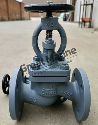صمام SDNR بحري من الصلب المصبوب GB/T 585-2008 النوع A/AS DIN GLOBE CAST STEEL VALVE،GGLOBE CHECK VALVE،GLOBE SDNR VALVE
